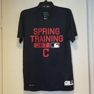 Cleveland Guardians MLB Nike Dri Fit tee Navy Size Small NWOT